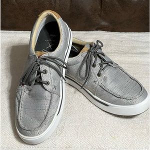 Twisted X Hooey mens size 10 gray